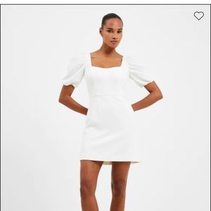 French Connection Whisper Back Cutout A-Line Dress